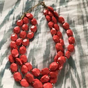 Coral Statement Necklace